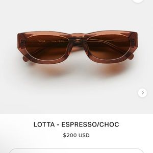 NWOT Vehla Lotta VS193 Sunglasses 53[]19 140 Expresso/Chocolate